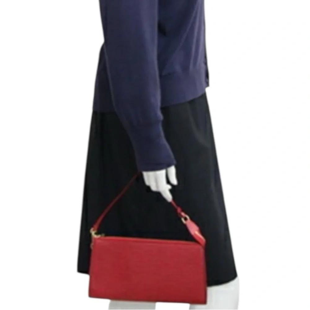 Louis Vuitton Epi  RED leather Pochette